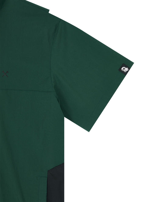 Half Zip-up Ventilation Stand Collar P-shirts