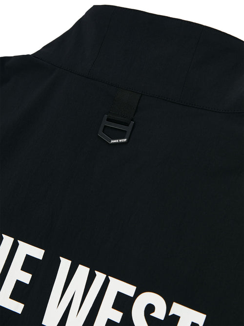 Half Zip-up Ventilation Stand Collar P-shirts