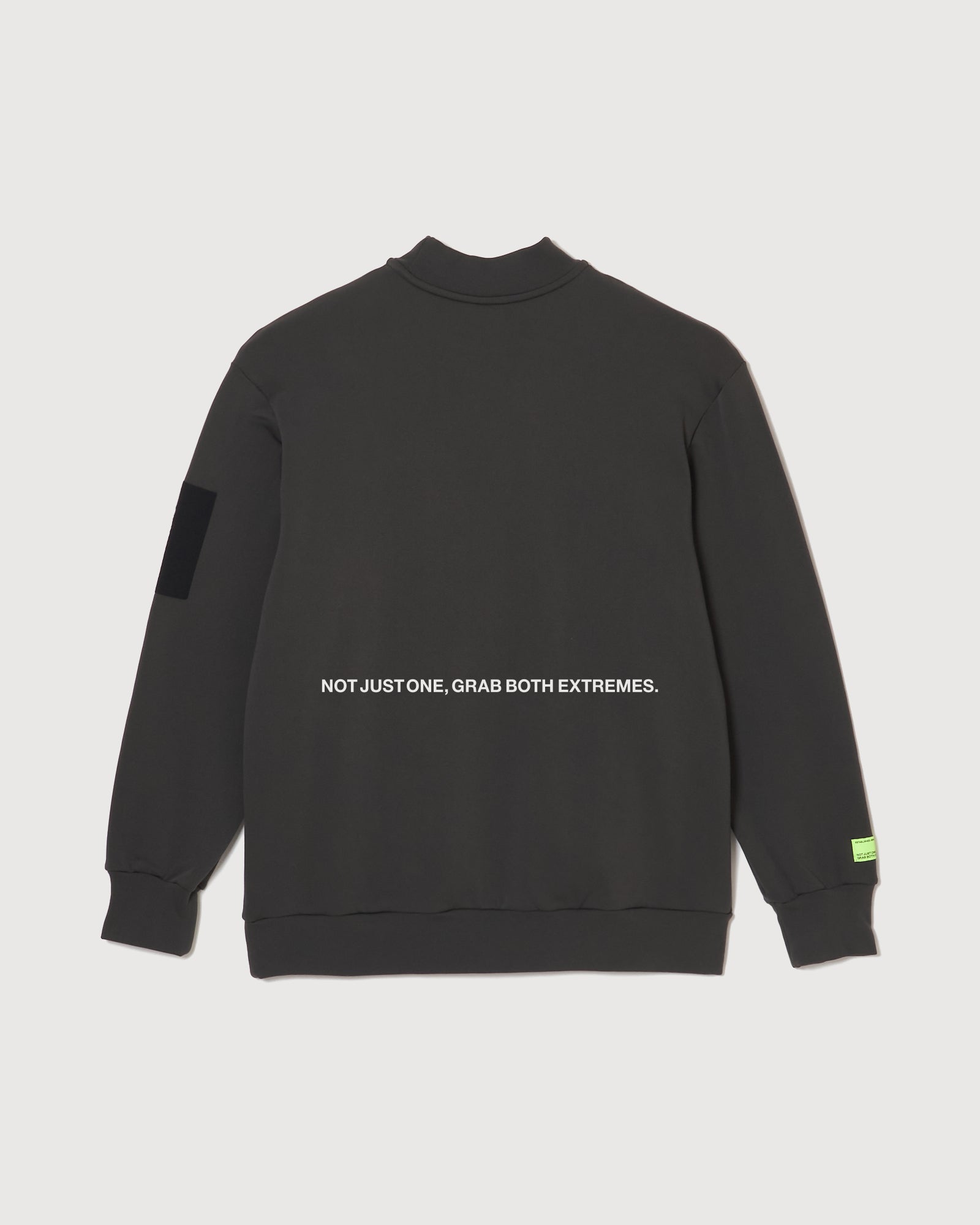 MOCK NECK SWEAT GRAY – RUFFLOG