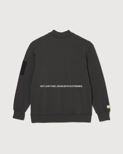 MOCK NECK SWEAT GRAY