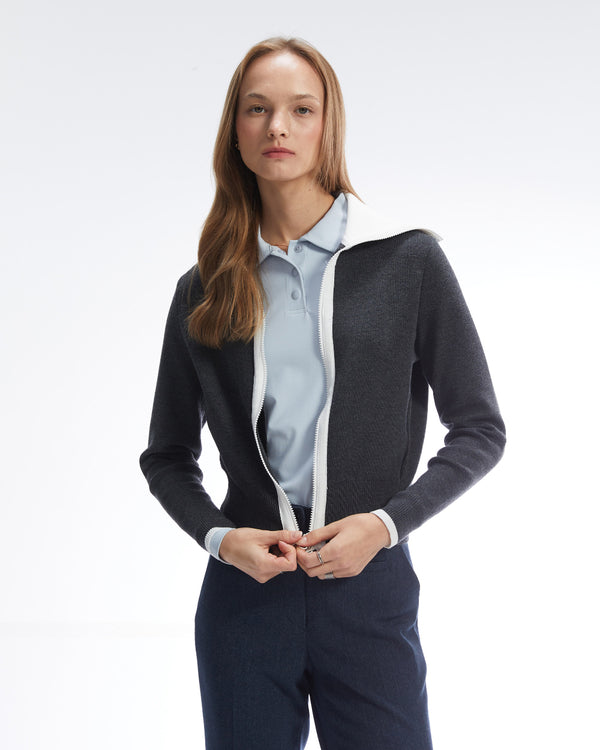 ADORE KNIT ZIPUP