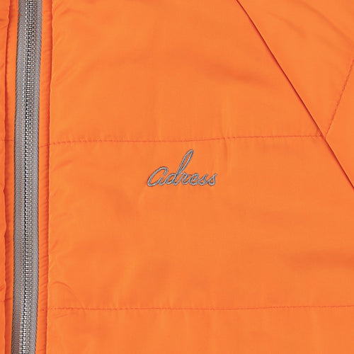 REVERSIBLE BLOUSON JACKET SILVER/ORANGE