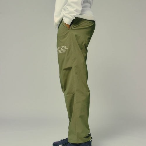 WIDE SLACKS KHAKI