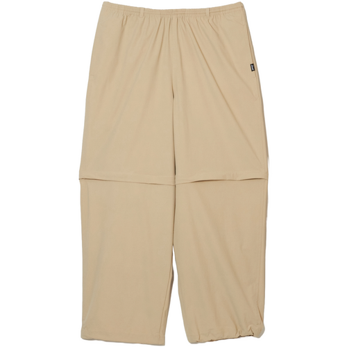 Convertible Stretch Nylon Jogger PANTS BEIGE