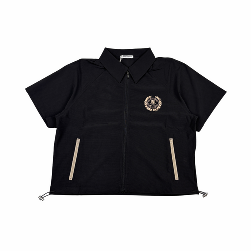 バイカラージップポイントブルゾン