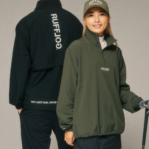 HALF ZIP PISTE KHAKI