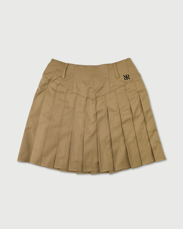 グレンチェックプリーツスカート
