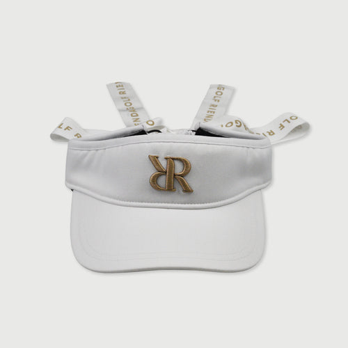 RRロゴリボン付きサンバイザー