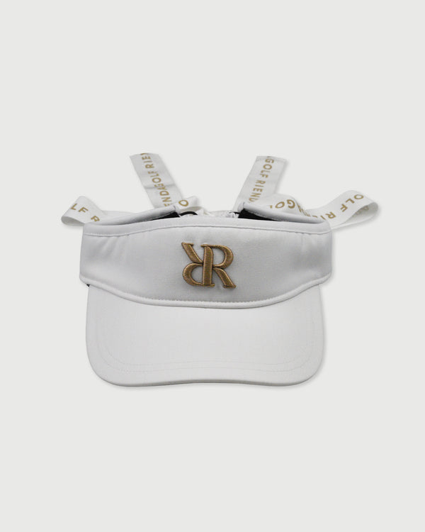 RRロゴリボン付きサンバイザー