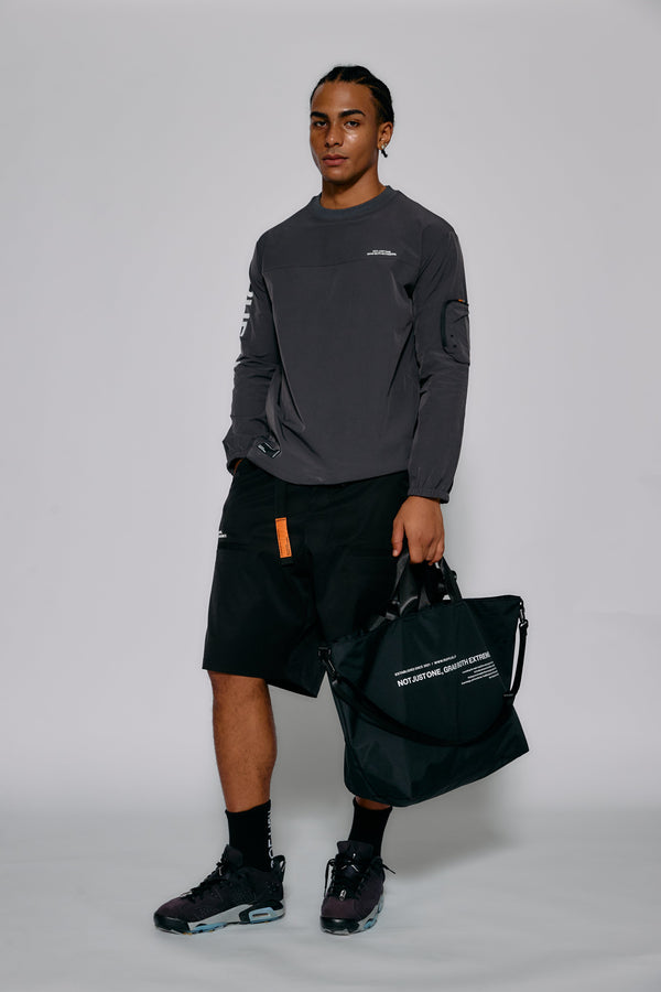 RUFFLOG ZIPPER TOTE BAG