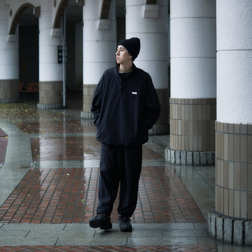 Local GOLF | POLARTEC WIND PRO Fleece Easy PANTS BLACK