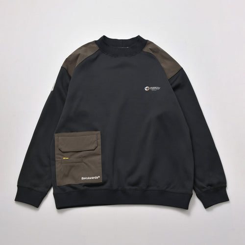 Backwards meets AS2OV Tech Sweat Mock Neck