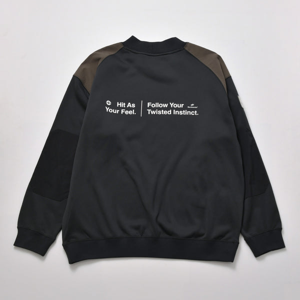 Backwards meets AS2OV Tech Sweat Mock Neck