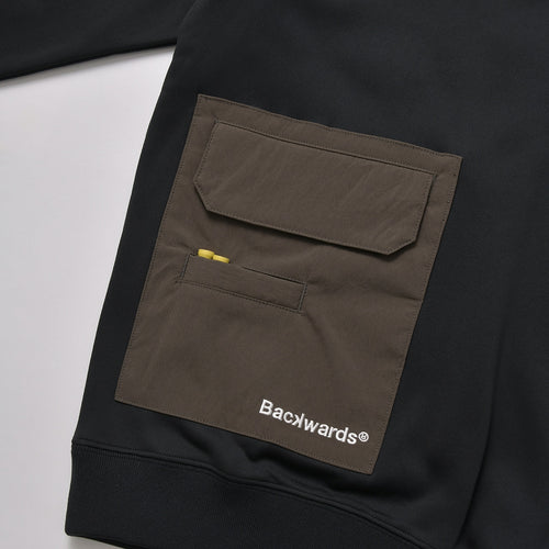 Backwards meets AS2OV Tech Sweat Mock Neck