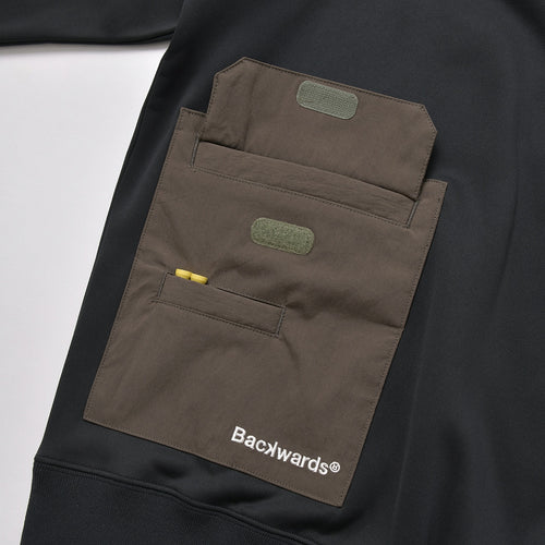 Backwards meets AS2OV Tech Sweat Mock Neck