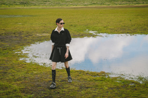 Collar Sweatshirt
