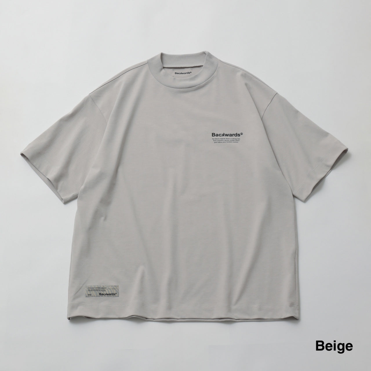 RUFFLOG◾︎ラフログ◾︎MOCK NECK SWEAT BEIGE◾︎S Mockneck – RUFFLOG