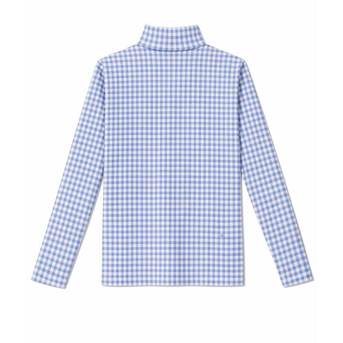 CHECK MOCKNECK TOP