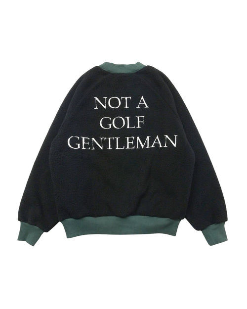 #BI COLOR MOCK NECK PULLOVER BLACK