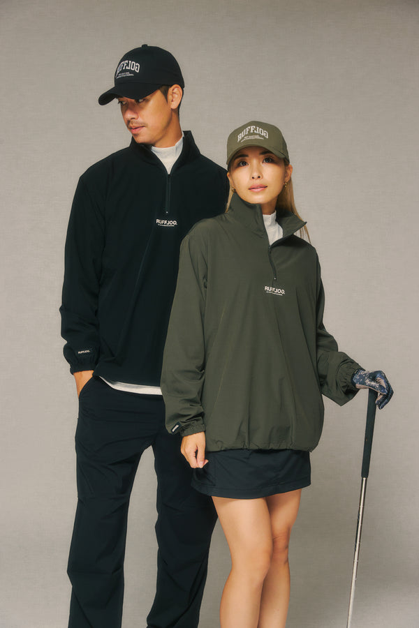 HALF ZIP PISTE KHAKI