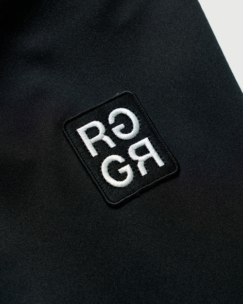 RACING LOGO L/S MOCK NECK SHIRTS BLACK