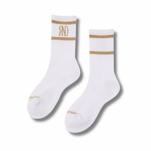 バイカラーRNDロゴソックス