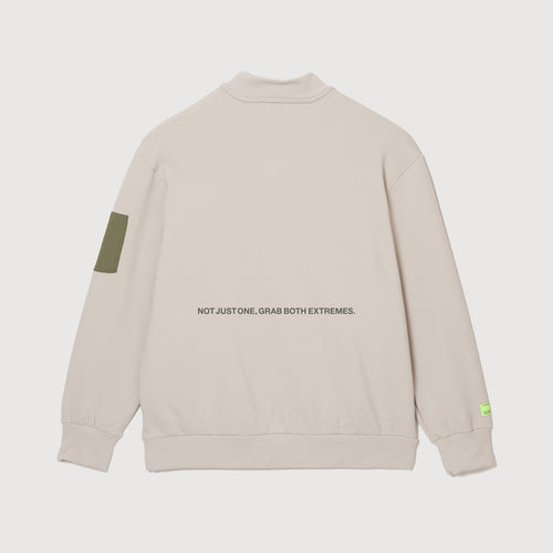 MOCK NECK SWEAT BEIGE