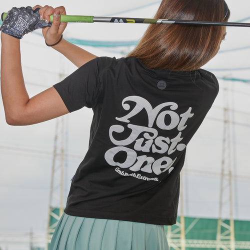 RUFFLOG CURSIVE LOGO SKIRT LIGHT GREEN