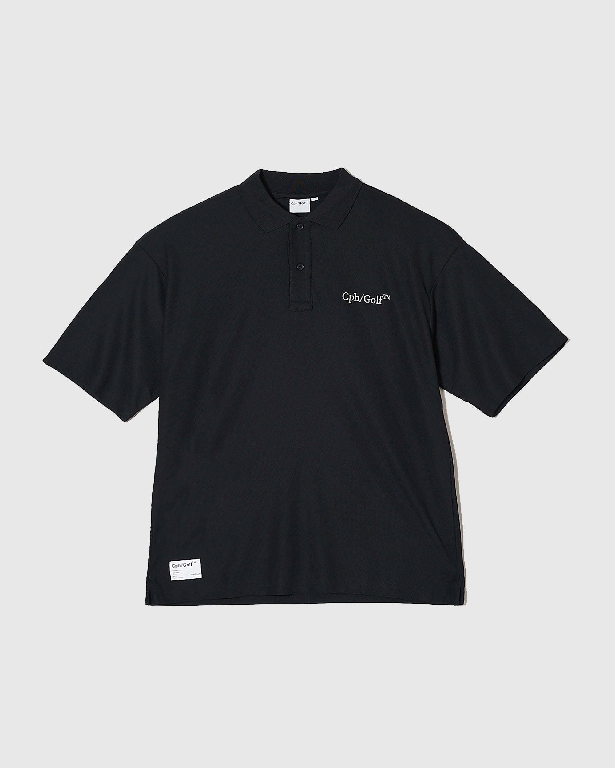 キャプテンズヘルムゴルフ cph golf SUMMER POLO-BLACK-