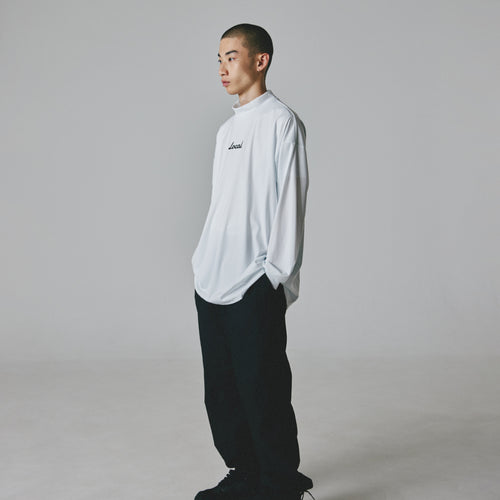 OG Logo L/S MOCK NECK WHITE