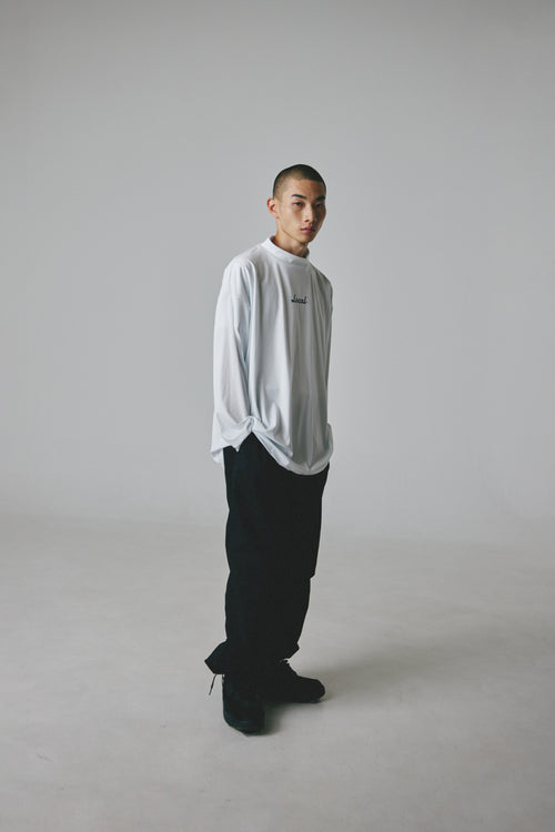 OG Logo L/S MOCK NECK WHITE
