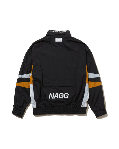 #NAGG HOOD IN NYLON JACKET BLACK
