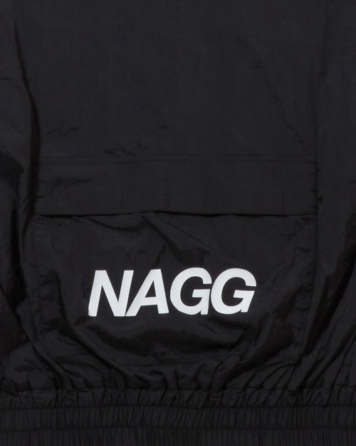 #NAGG HOOD IN NYLON JACKET BLACK