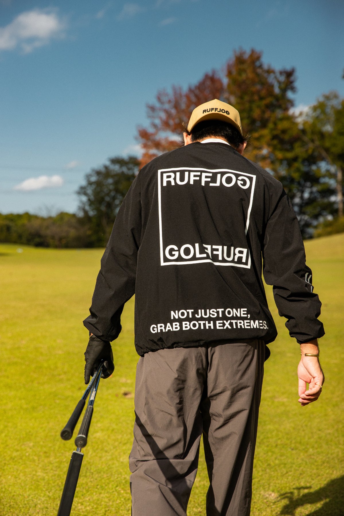メンズウェア RUFFLOG STRETCH NYLON WIND BREAKER STRETCH NYLON WIND BREAKER BLACK – RUFFLOG