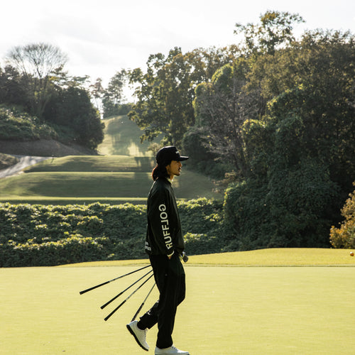 STRETCH NYLON WIND BREAKER BLACK