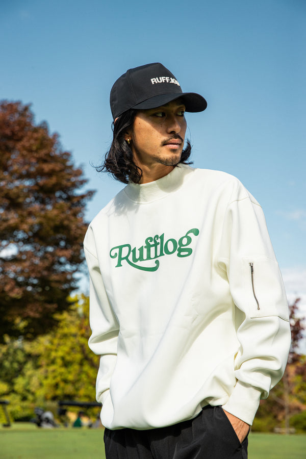 NOT JUST ONE L/S MOCK NECK WHITE