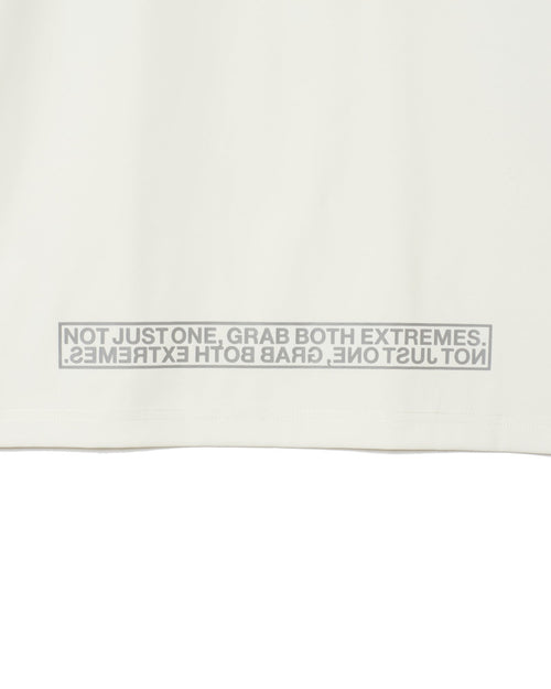 N/G BOTH SIDE L/S MOCK NECK WHITE