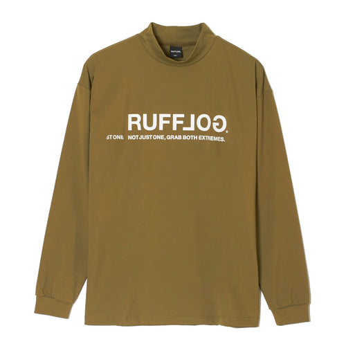 N/G BOTH SIDE L/S MOCK NECK GREEN