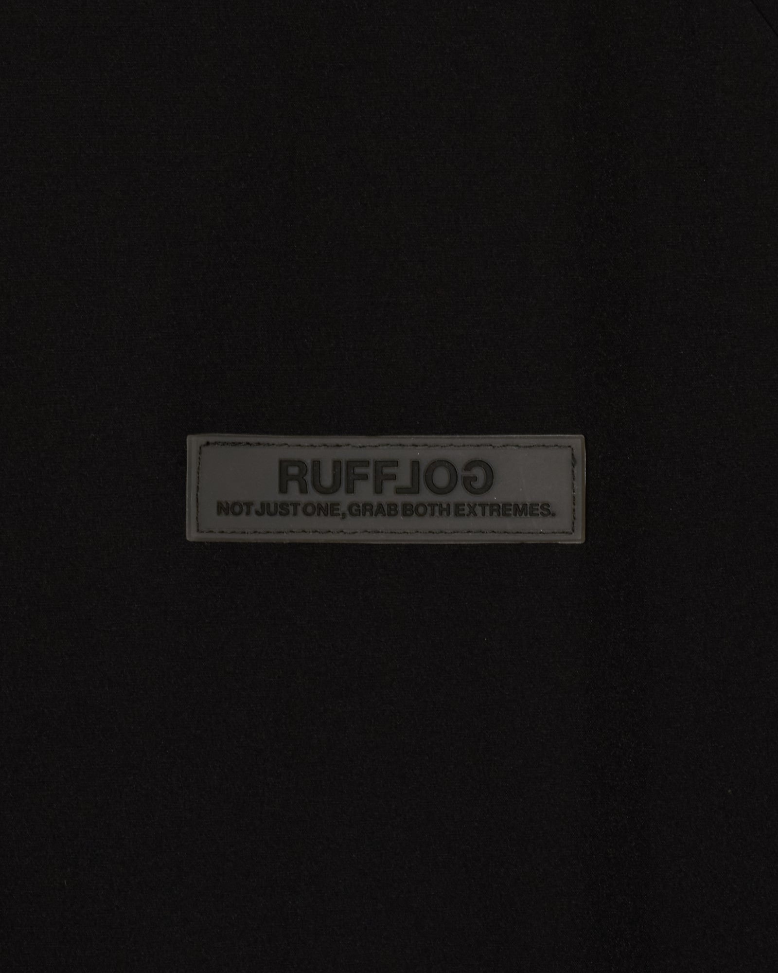 STRETCH NYLON WIND BREAKER BLACK – RUFFLOG