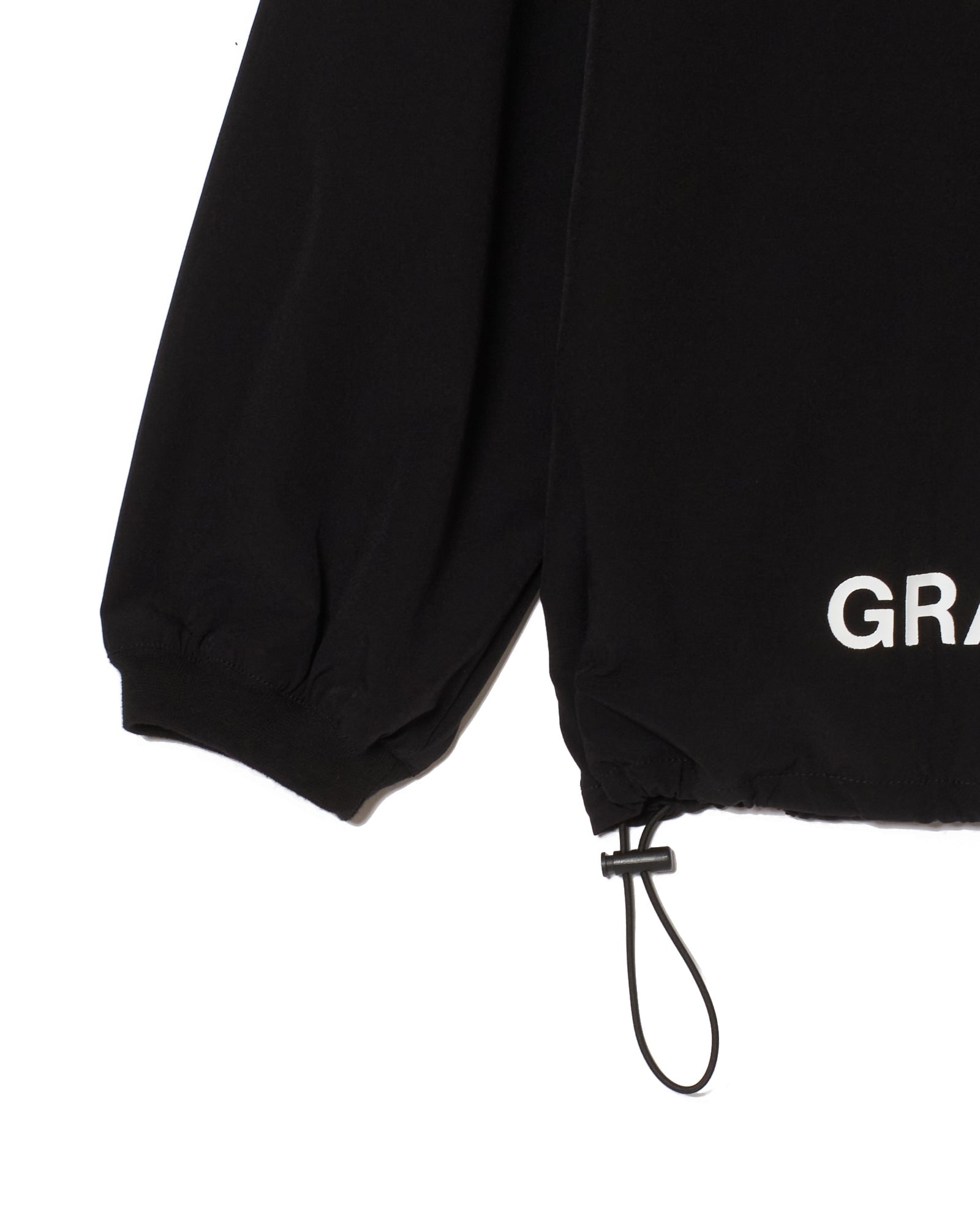 STRETCH NYLON WIND BREAKER BLACK – RUFFLOG