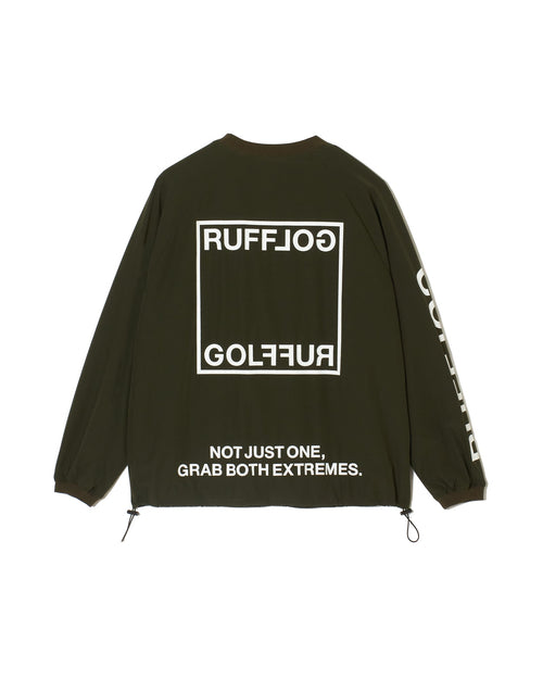 STRETCH NYLON WIND BREAKER KHAKI