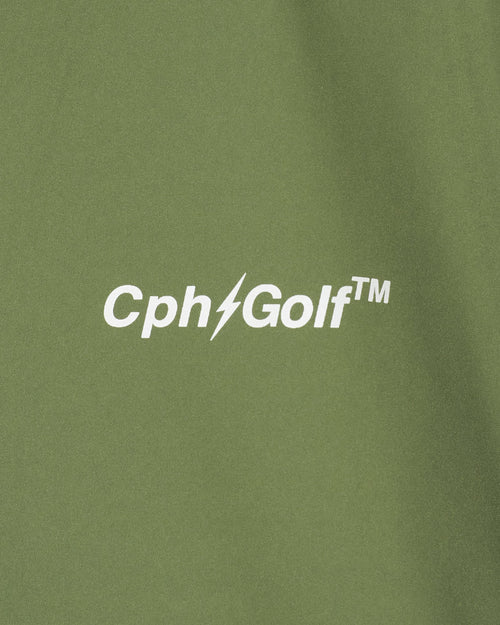 #THUNDER STRIPES W-P JACKET GREEN