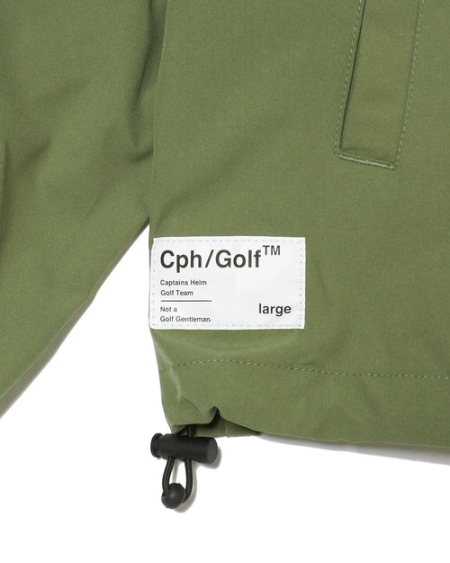 #THUNDER STRIPES W-P JACKET GREEN