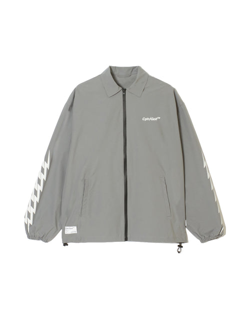 #THUNDER STRIPES W-P JACKET GRAY
