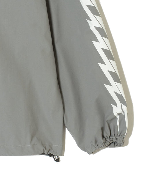 #THUNDER STRIPES W-P JACKET GRAY