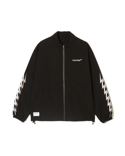 #THUNDER STRIPES W-P JACKET BLACK