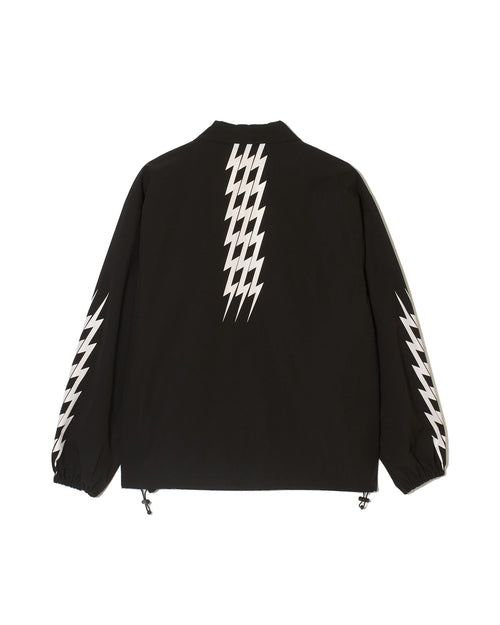 #THUNDER STRIPES W-P JACKET BLACK