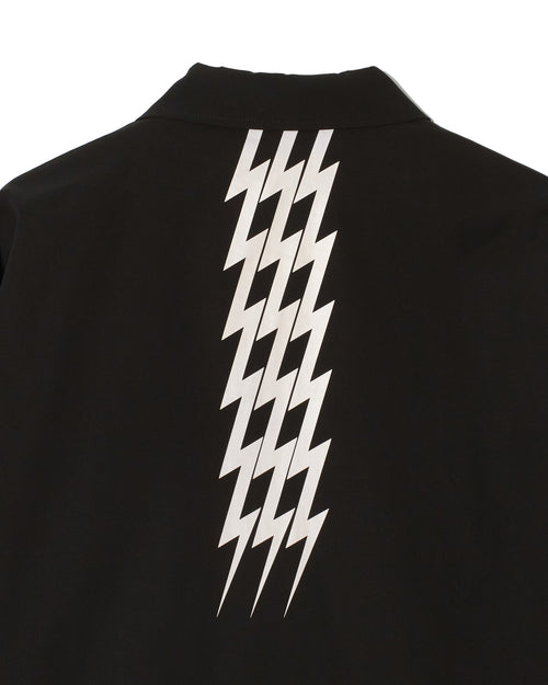 #THUNDER STRIPES W-P JACKET BLACK