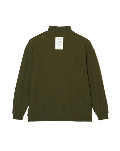 #THERMAL MOCK NECK LS TEE OLIVE