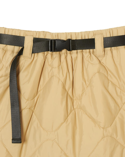 #QUILTING ADJUSTABLE SKIRT BEIGE